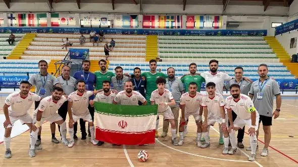 احترام نظامی دوباره فوتسالیست‌‌های ناشنوای ایران در  ایتالیا