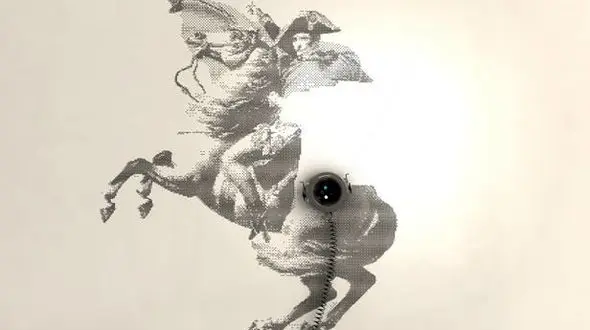 این ربات نقاش اثرهای هنری زیبایی  روی دیوار خلق می کند+عکس