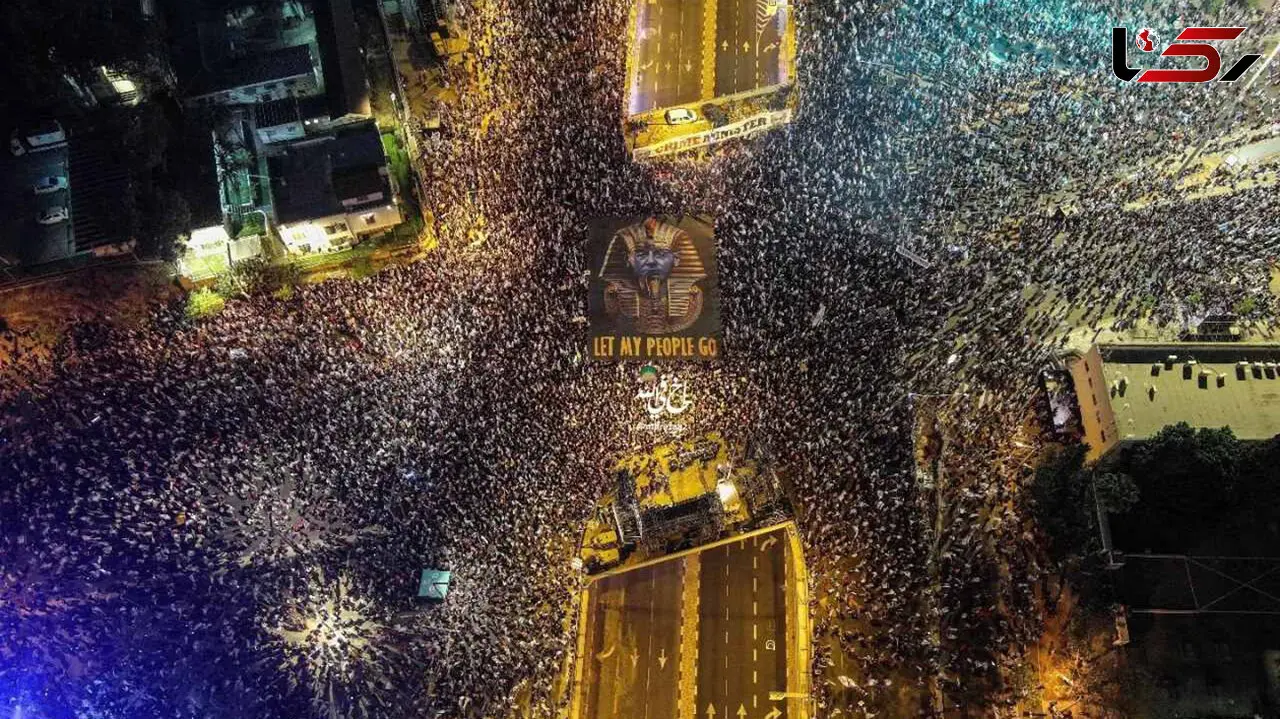 منابع صهیونیست: در تظاهرات امشب بیش از ۱۴۵ هزار نفر شرکت کردند