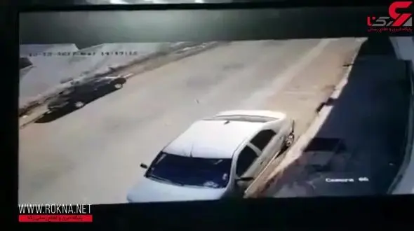 ریزش مرگبار دیوار بر روی خودروها با 4 سرنشین+ فیلم