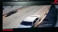 ریزش مرگبار دیوار بر روی خودروها با 4 سرنشین+ فیلم