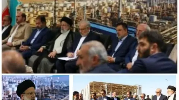 بهره برداری از واحد تصفیه گازوئیل پتروپالایش اصفهان توسط رییس جمهور