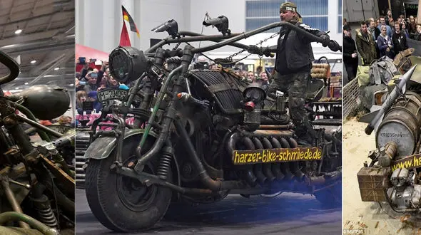 سنگین ترین موتورسیکلت دنیا+عکس