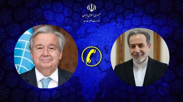 گفتگوی تلفنی وزیر امور خارجه با دبیرکل سازمان ملل متحد