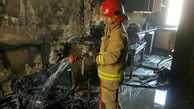 آتش‌سوزی مغازه کپسول گاز در روستای محمدآباد اطفا شد