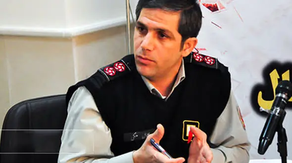 خسارت آتش نشان ها و خودروهایشان در اغتشاشات تهران