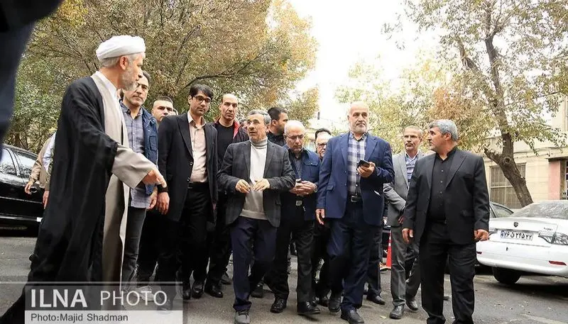 تشیع جنازه خواهر احمدی نژاد 