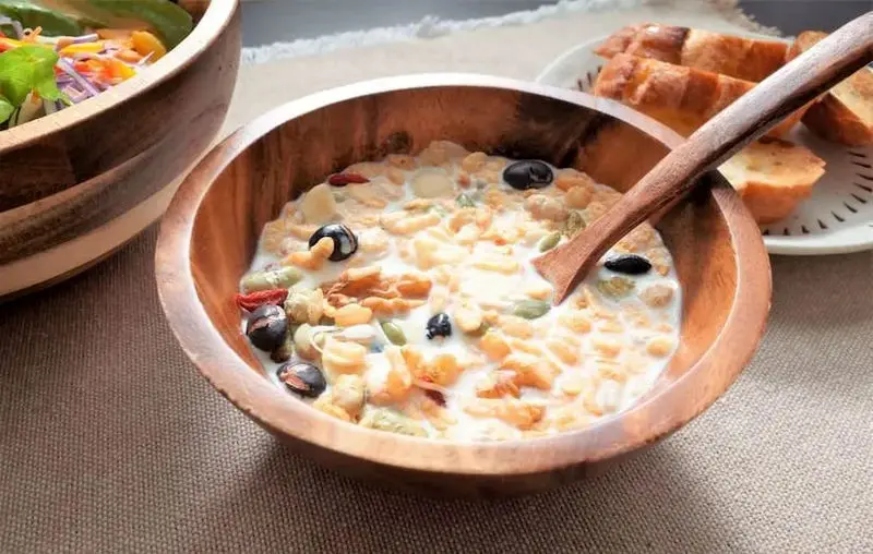 جو و نارگیل برشته