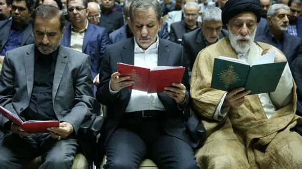 حضور جهانگیری در مراسم یادبود دختر سفیر ایران در روسیه