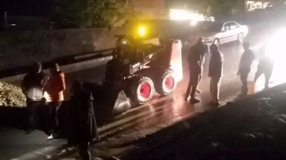 بازگشایی محورهای مواصلاتی روستاهای بخش کن