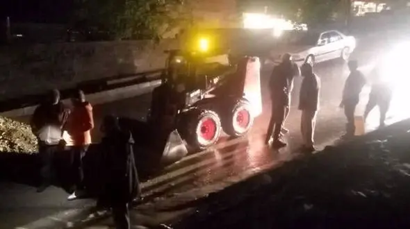 بازگشایی محورهای مواصلاتی روستاهای بخش کن