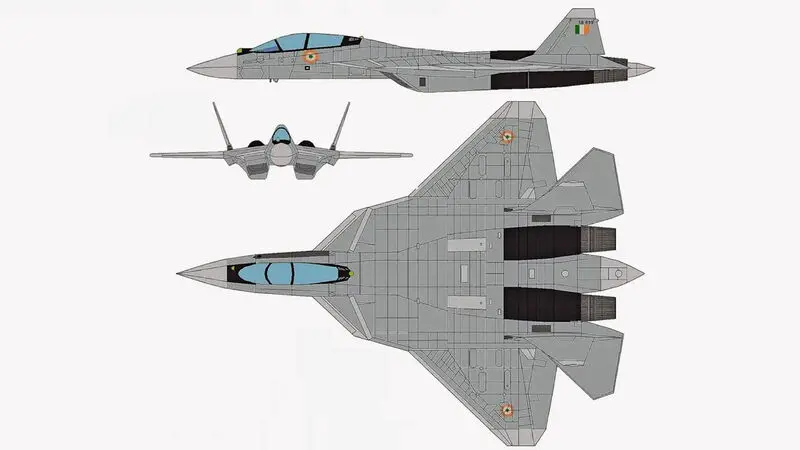 سوخو-۵۷ جنگنده نسل 5 روسی - نسخه دو سرنشینه سوخو-۵۷ که در منابع روسی با عنوان Su-57D