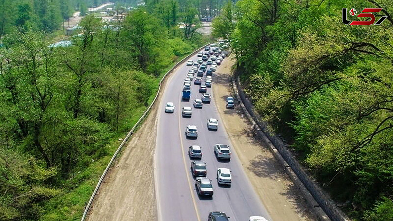 ترافیک سنگین در مسیرهای منتهی به مازندران  + جزییات یکطرفه شدن جاده های شمالی
