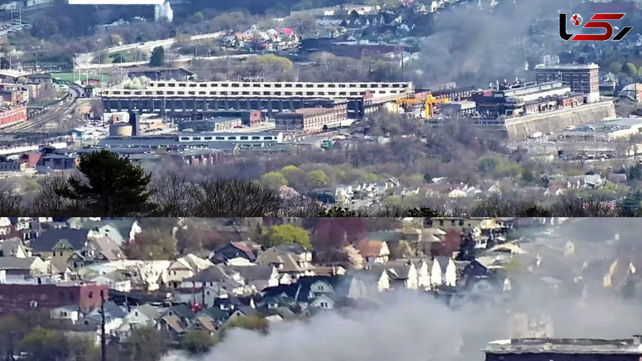 آتش‌سوزی در کارخانه مهمات در آمریکا 