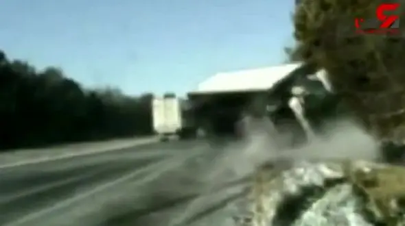 معجزه روی یخ در آمریکا زن و شوهر چگونه نجات یافتند + فیلم / امریکا