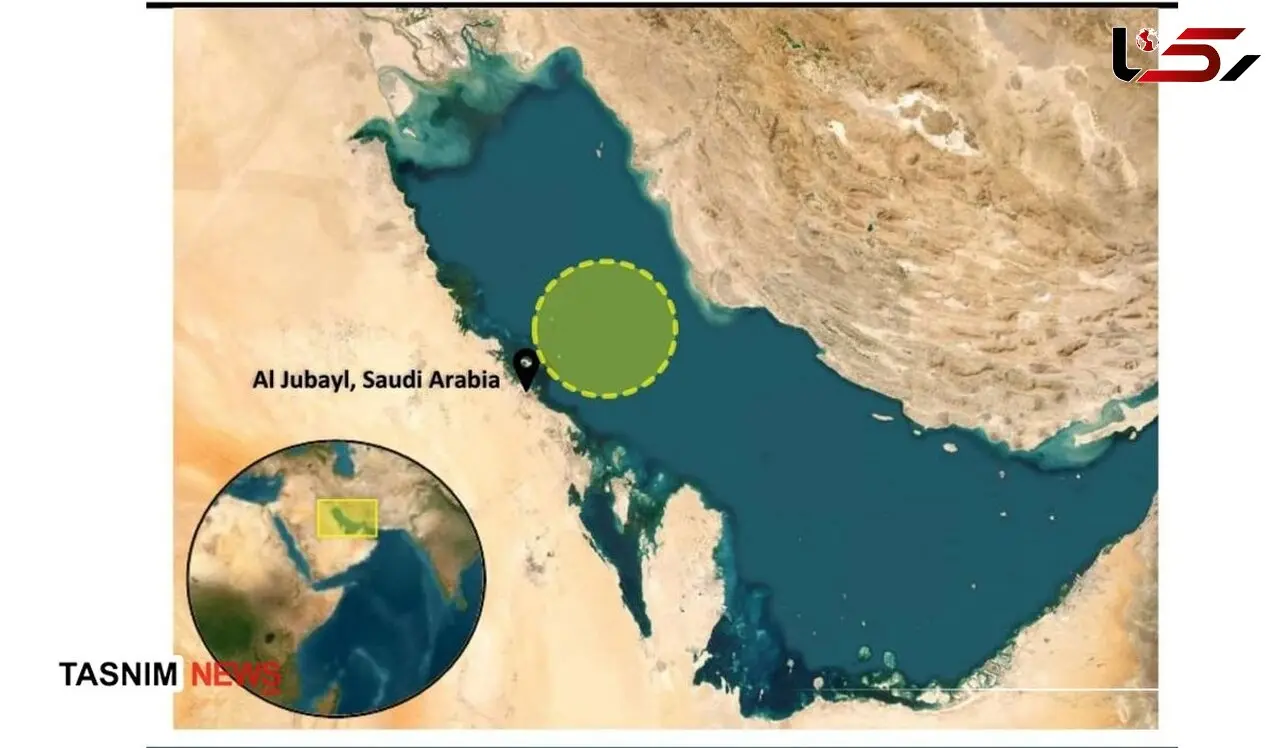  شمال شرق سواحل عربستان مورد اصابت دومین حادثه دریایی قرار گرفت
