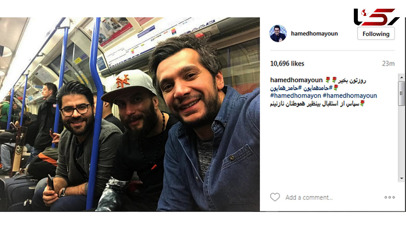 خواننده محبوب در مترو تهران+ عکس