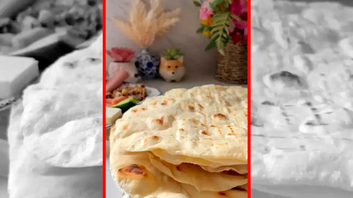 فیلم طرز تهیه نون لواش خونگی با تابه