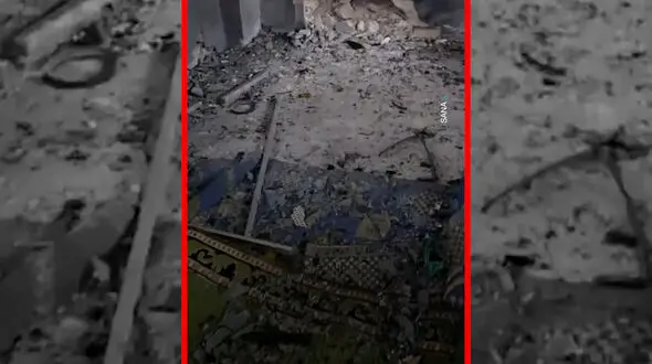 فیلم شهادت و زخمی شدن در انفجار مسجد