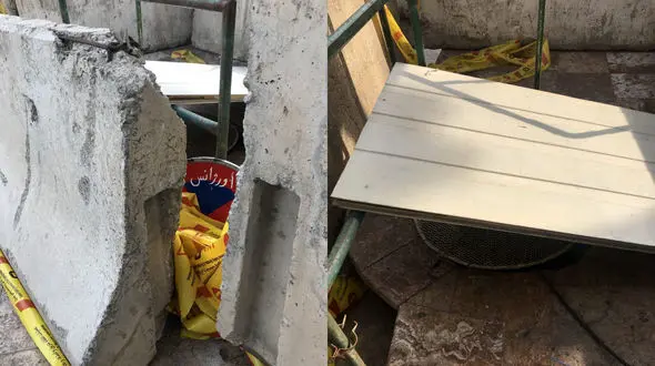 بلایی که شامگاه سه شنبه بر سر زن 27 ساله در جاده سلامت مجموعه انقلاب آمد + عکس 