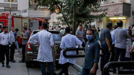 آتش سوزی دربخش مهمترین بیماران یک بیمارستان در تهران + عکس