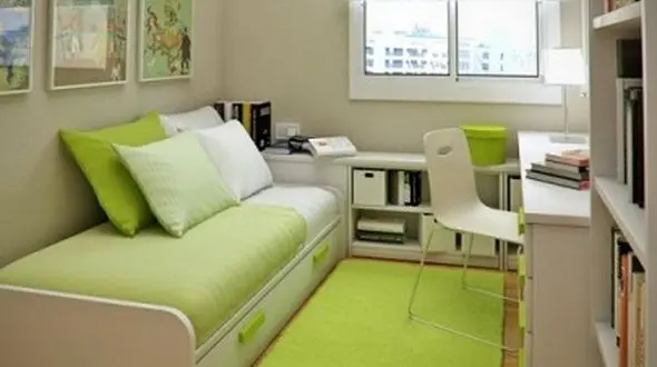 ایده هایی برای بزرگتر نشان دادن اتاق خواب کوچک