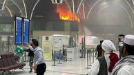 آتش سوزی دوباره در فرودگاه بغداد