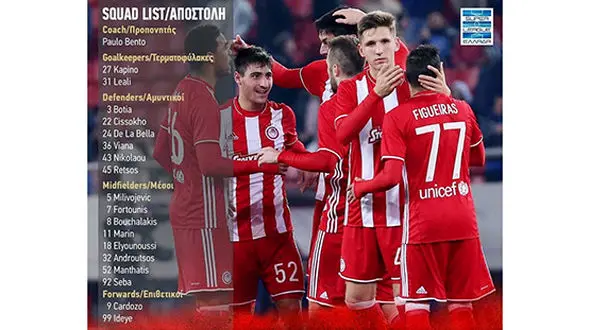 حذف دوباره انصاری‌فرد ازفهرست المپیاکوس +عکس