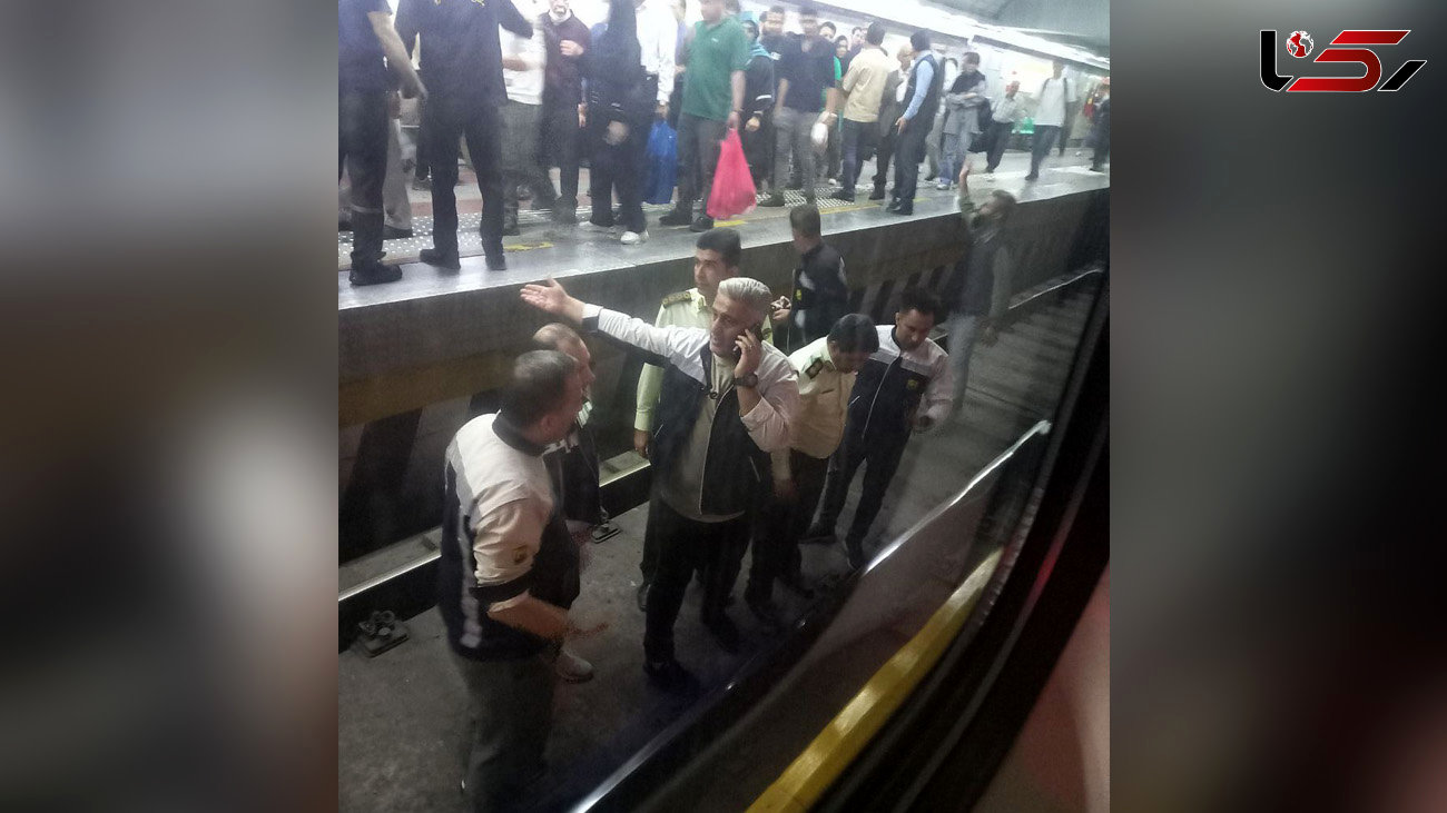 سقوط دختر جوان روی ریل قطار در مترو دروازه دولت / هنوز هیچ چیز مشخص نیست + عکس