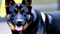 آخرین سلام نظامی به سگ پلیسی که دچار سرطان است + فیلم 