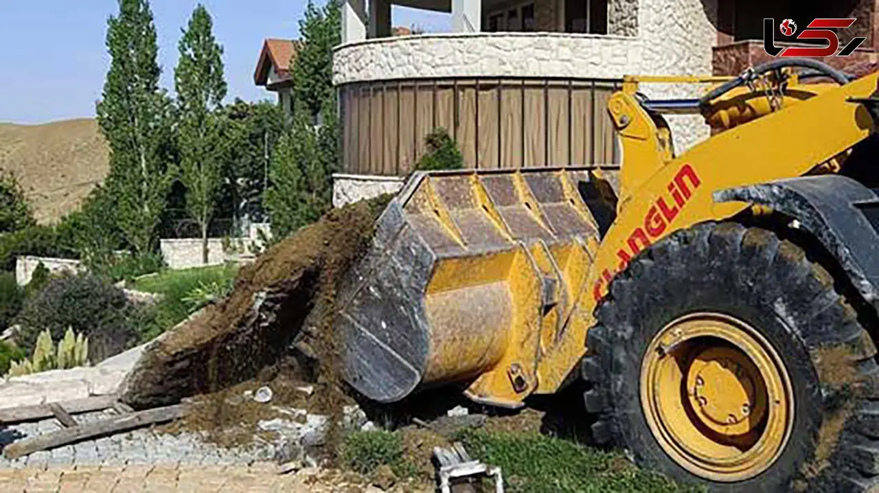 ویلاهای فوق لاکچری باستی هیلز کرج تخریب شدند + تصاویر
