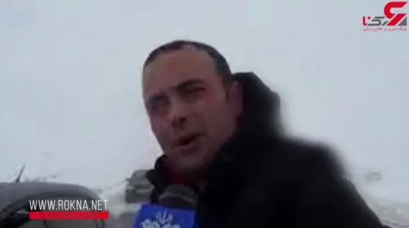 لحظه گیر کردن ماشین ها در برف جاده اسالم- خلخال + فیلم