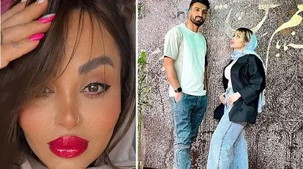 عکس زننده همسر حسین ماهینی ! / این زن خودش را عروسک کرد !