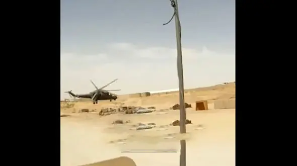 تصاویر سقوط یک بالگرد در افغانستان / علت چه بود!؟