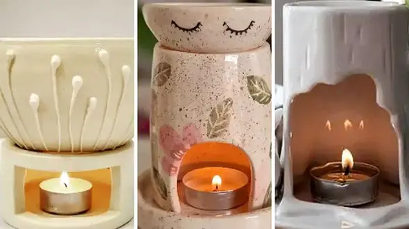 خانه‌ ای خوشبو و زیبا با 15 مدل شمع وارمر سرامیکی خاص