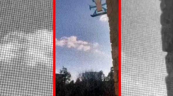 فیلم سقوط پهپاد تحویل مرسوله آمازون در تگزاس