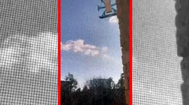 فیلم سقوط پهپاد تحویل مرسوله آمازون در تگزاس