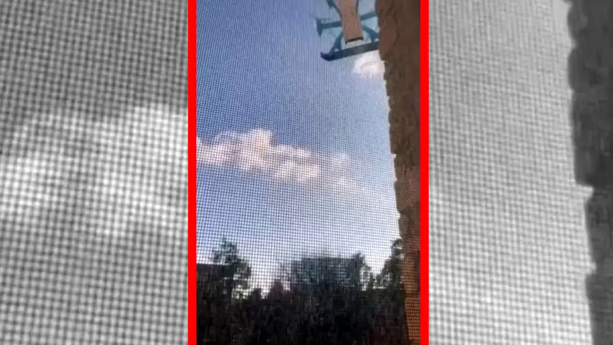 فیلم سقوط پهپاد تحویل مرسوله آمازون در تگزاس