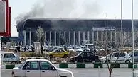 فیلم آتش سوزی در محدوده راه آهن مشهد