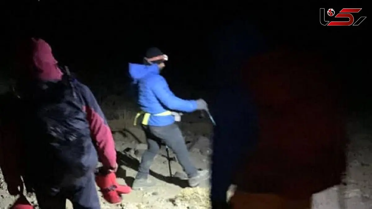 سقوط تلخ کوهنورد در قله دماوند