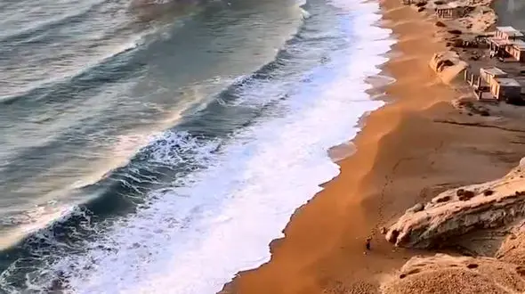 از باران سنگین تندری در کرمانشاه تا ساحل الپی کوشکنار هرمزگان زیبا  