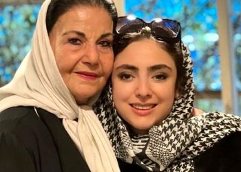 عکس/ سفر در زمان؛ تیپ روسی «فائقه آتشین» در نوجوانی؛ گیتی و پوری در دهه 90