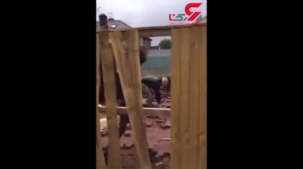 اقدام مخوف کارگران که حقوق نگرفته بودند!+فیلم