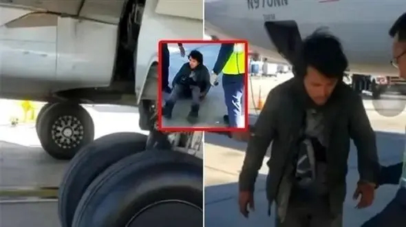 پیدا شدن مرد یخ زده پشت چرخ‌های هواپیما