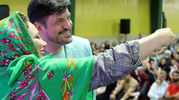 سلفی بهنوش بختیاری با مجری ممنوع التصویر! + عکس 