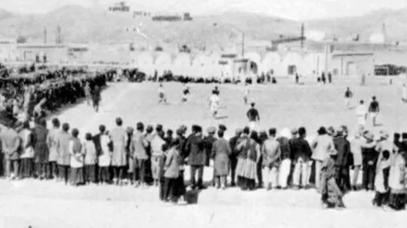 عکس اولین مسابقه فوتبال در ایران