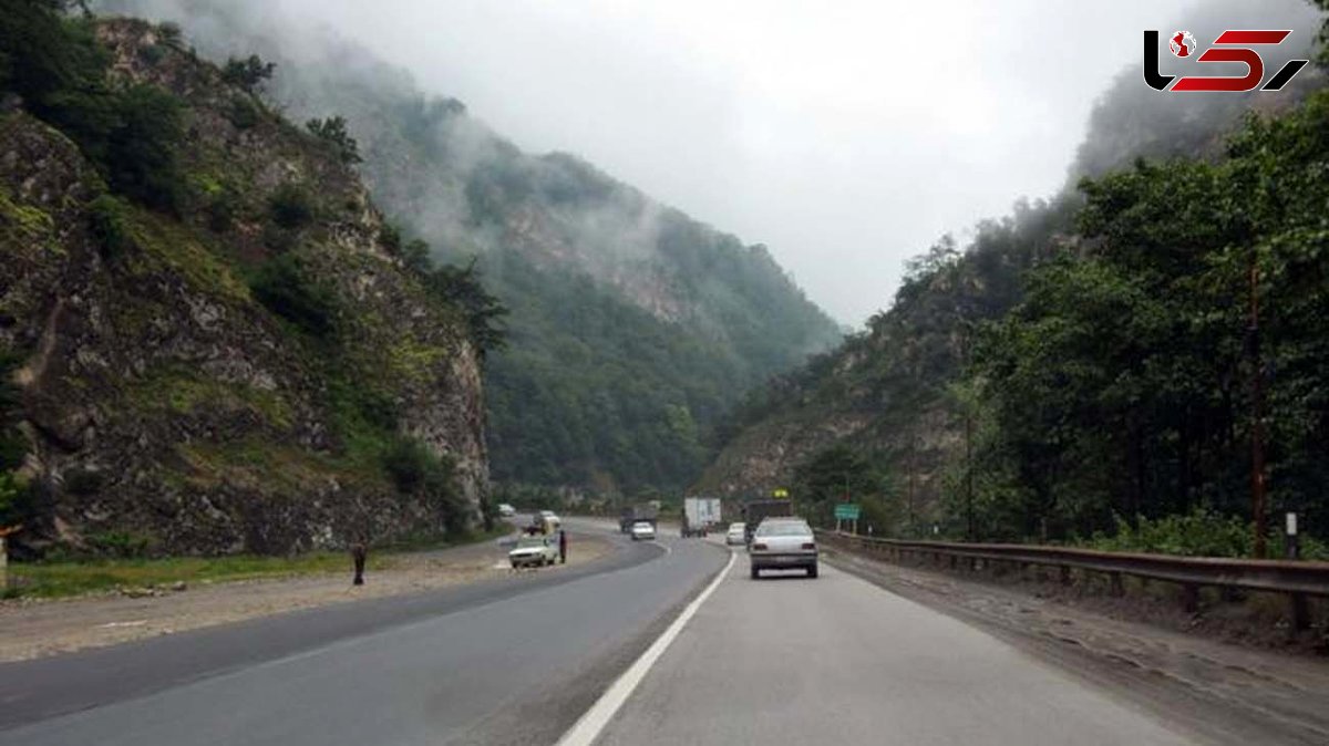 جاده های مازندران باز ولی لغزنده است