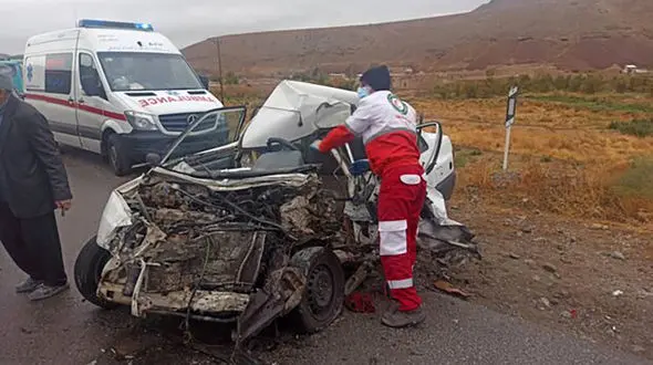 9 مجروح در میان آهن پاره های پراید و سمند / در خوزستان رخ داد + عکس 