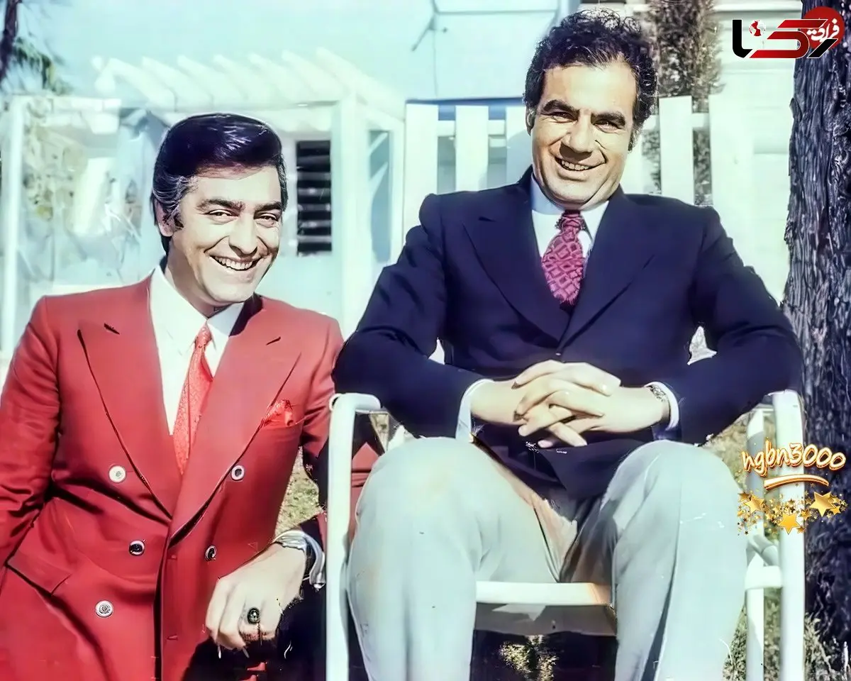 عکس  سفر در زمان /  دیدار «فردین» و «ناصر ملک مطیعی» در دوران پیری  دهه 70 