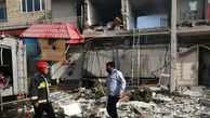 انفجار ساختمان 2 طبقه در برازجان  / ساختمان فروریخت + عکس